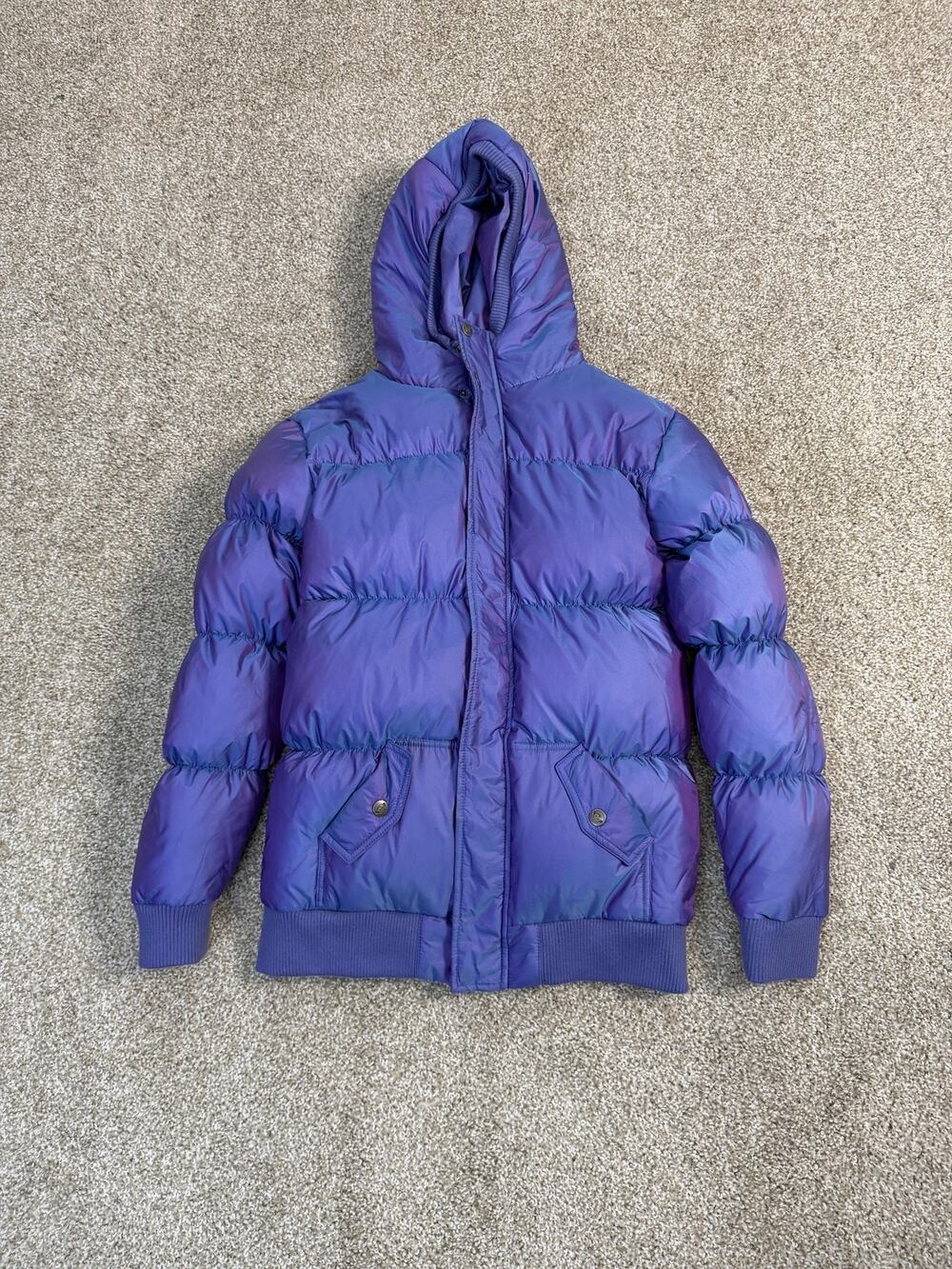Appaman Ski Jacket Girls 14 Iridescent Purple Down Winter Insulated Puffer Coat